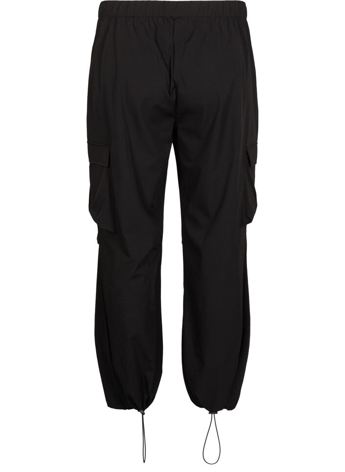 Trackpants with cargo pockets, Black, Packshot image number 1