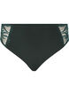 Tai briefs with embroidery and regular waist, Green, Packshot image number 0