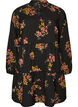 Floral print dress with tie fastening, Black, Packshot image number 0