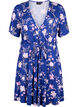 Wrap dress in viscose with short sleeves, Bellwether AOP, Packshot image number 0