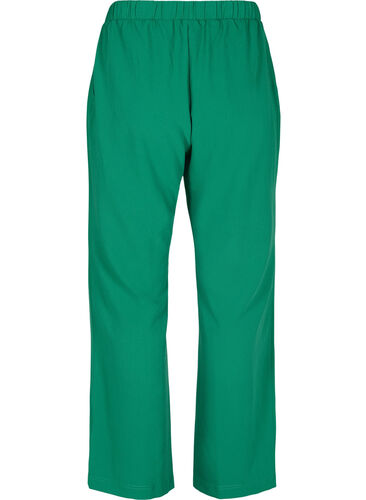 Flared trousers with pockets, Verdant Green, Packshot image number 1
