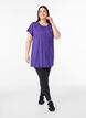 Long training t-shirt, Purple, Model image number 1