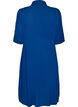 Midi shirt dress with short sleeves, Blue, Packshot image number 1
