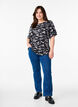 T-shirt with TENCEL&trade; Lyocell and camouflage print, Grey, Model image number 1