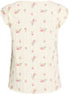 Organic cotton pyjama top with cap sleeves, 9990, Packshot image number 1