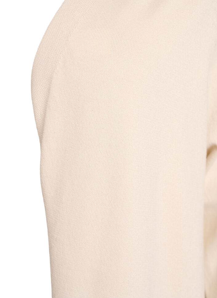 FLASH - Long, open cardigan with pockets, Beige, Packshot image number 2