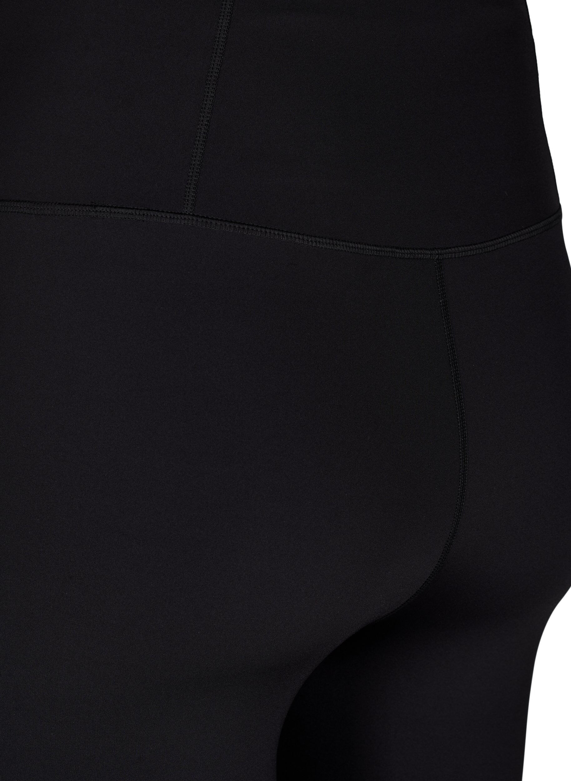 Zizzifashion CORE, SUPER TENSION TIGHTS - 3/4 training tights with pocket, Black, Packshot image number 3