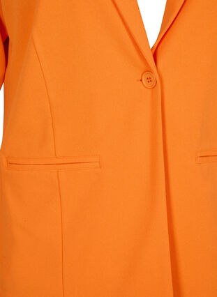 Blazer with pockets, Vibrant Orange, Packshot image number 2