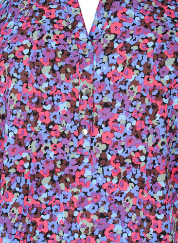 Blouse with 3/4 sleeves and print, Ditsy Flower, Packshot image number 2