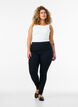 High-waisted jeggings, Black, Model image number 0
