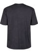 T-shirt with pearls, Grey washed, Packshot image number 1
