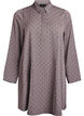 Short A-line dress with long sleeves, Grey, Packshot image number 0