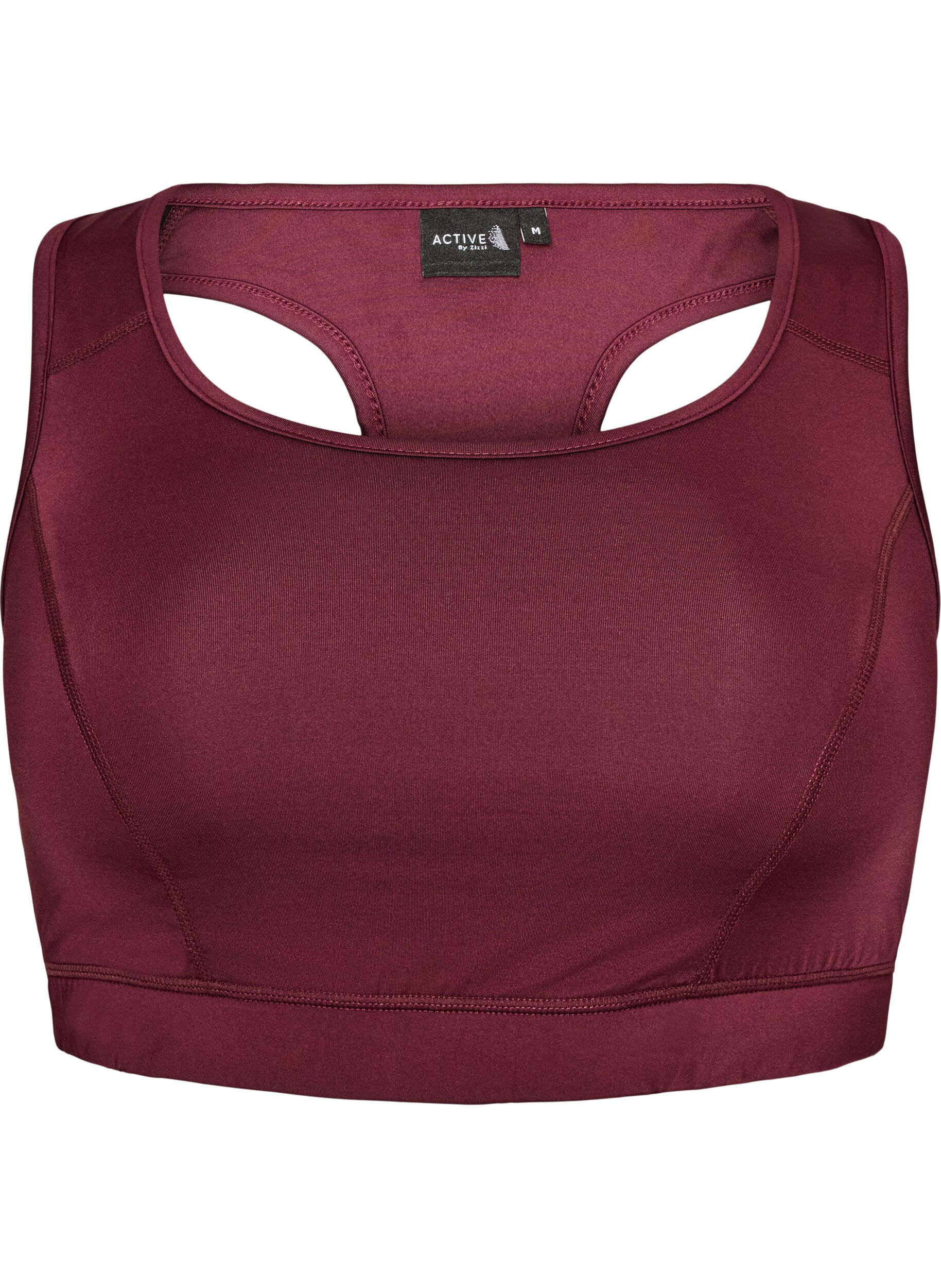 Sports bra with racerback