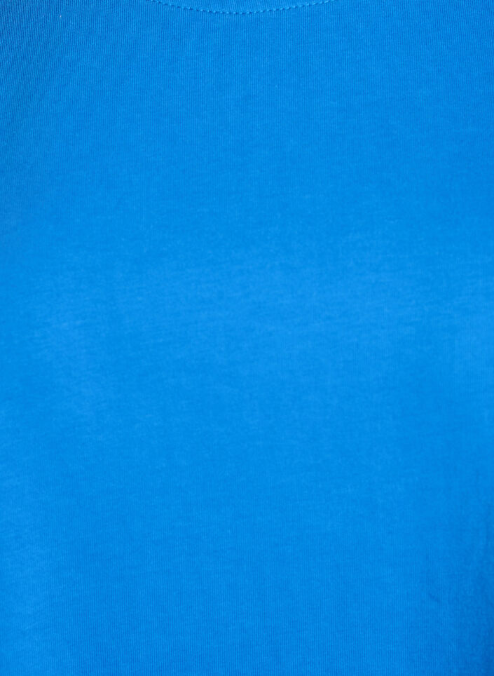 Oversized T-shirt with half sleeves, Blue, Packshot image number 2