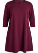 Short A-line dress with 3/4 sleeves, Red, Packshot image number 0