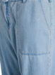 High-waisted jeans with tie belt, Light Blue, Packshot image number 2