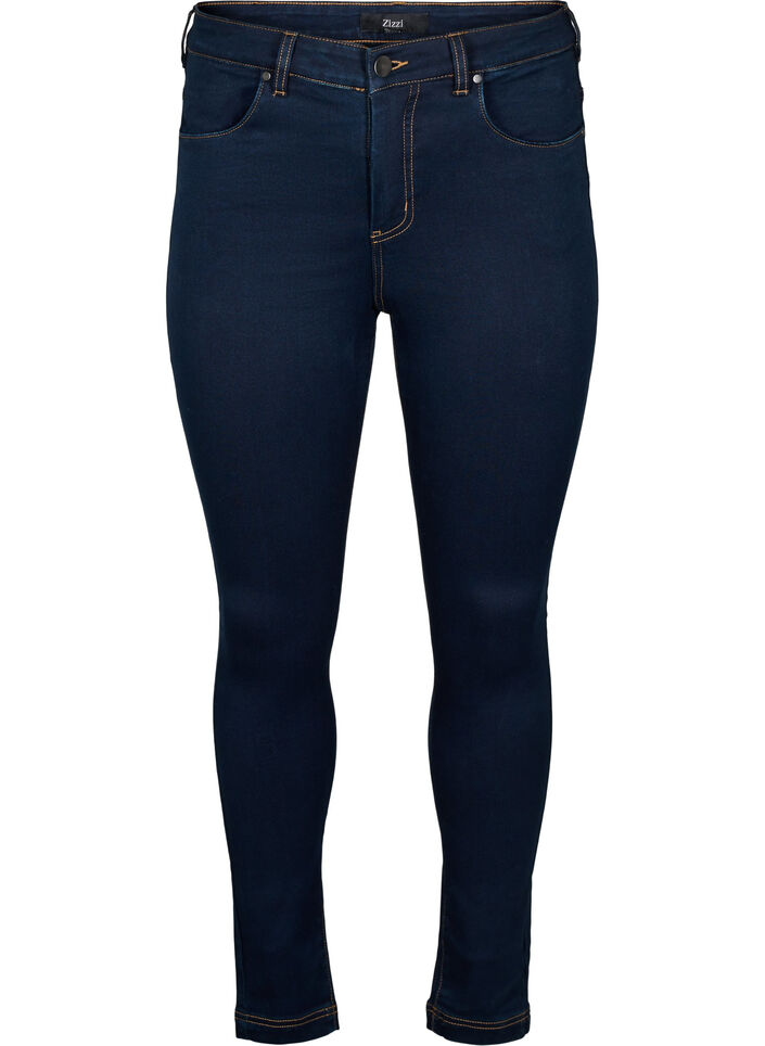 Super slim Amy jeans with high waist, Unwashed, Packshot image number 0