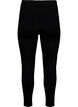 Viscose leggings with a slit at the front, Black, Packshot image number 1