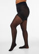 Push-up tights 50 denier with heart pattern, Black, Model image number 0