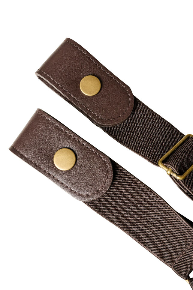 Stretch belt, Brown, Packshot image number 2