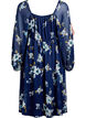 Chiffon party dress with long sleeves, Blue, Packshot image number 1