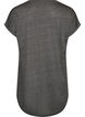 Short sleeve nightgown with text print, Black, Packshot image number 1
