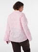 Shirt with floral embroidery and wide sleeves, Pink, Model image number 2