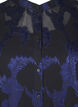 Chiffon blouse with jacquard pattern, Evening Blue, Packshot image number 2