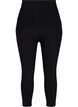 Pregnancy leggings with 3/4 length, Black, Packshot image number 1