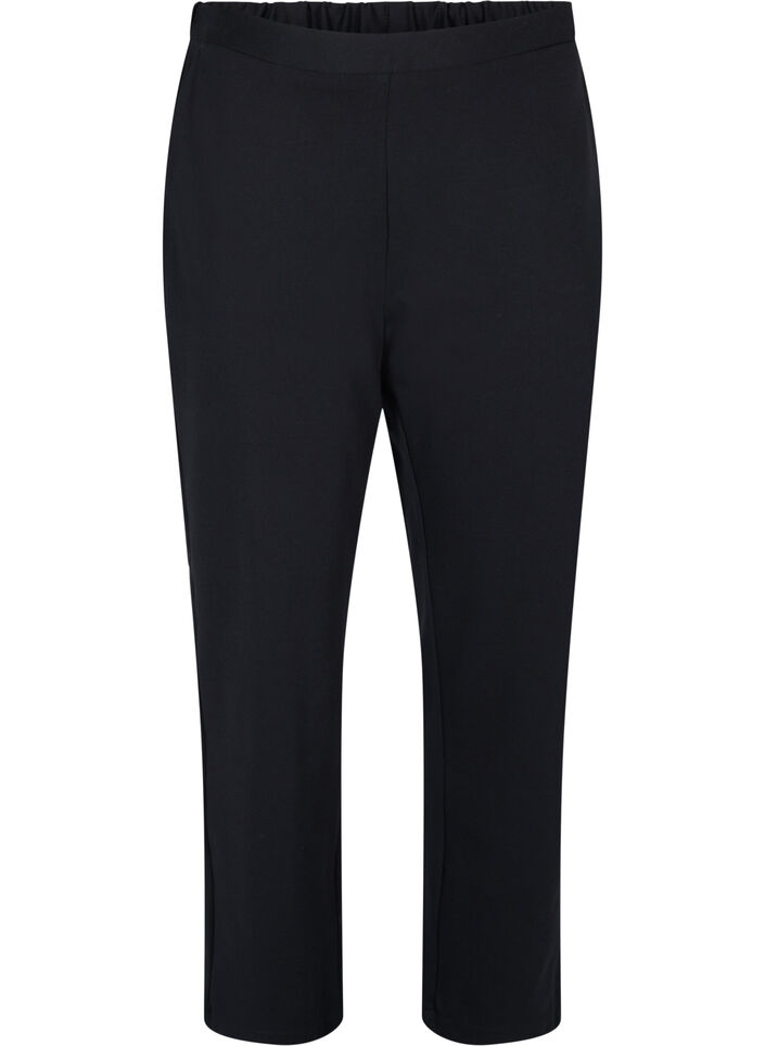 Classic wide leg trousers, Black, Packshot image number 0