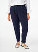 Trousers with pockets and decorative buttons, Blue, Model image number 2