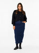 Denim maxi skirt, Dark Blue Denim, Model image number 0