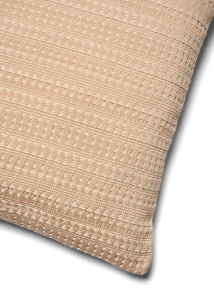 Jacquard patterned cushion cover, Beige, Packshot image number 2