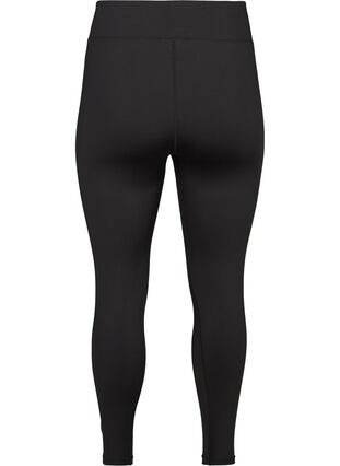 CORE, BASIC TIGHTS - Cropped basic workout leggings, Black, Packshot image number 1
