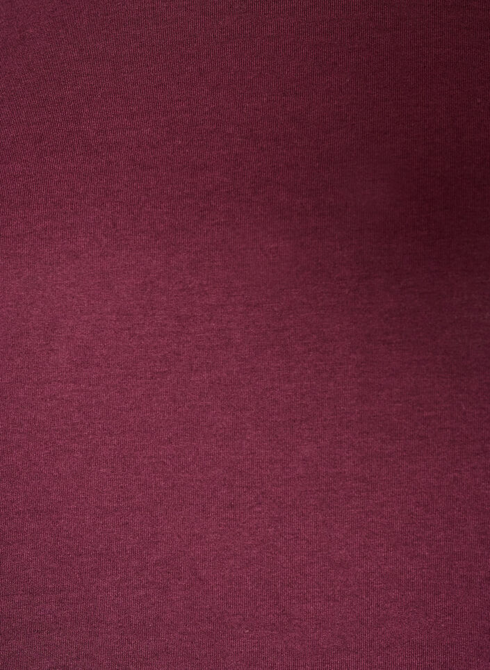 Short sleeved cotton blend t-shirt, Red, Packshot image number 2