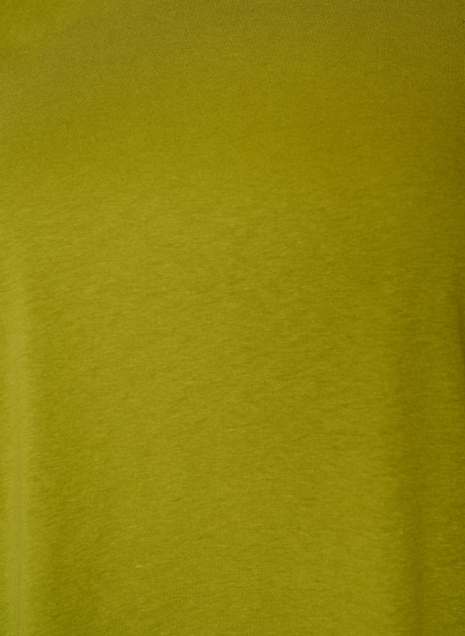 ZizzifashionBasic cotton T-shirt with round neck, Green, Packshot image number 2