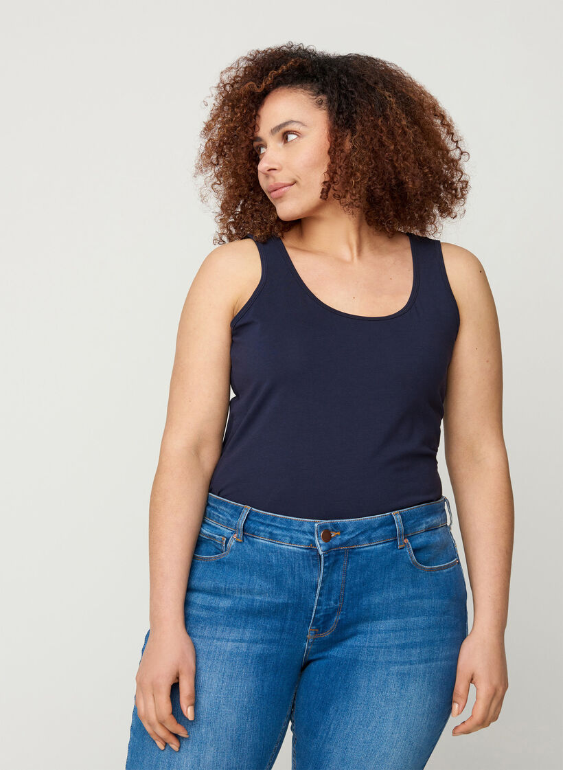 Basic top, Blue, Model image number 0