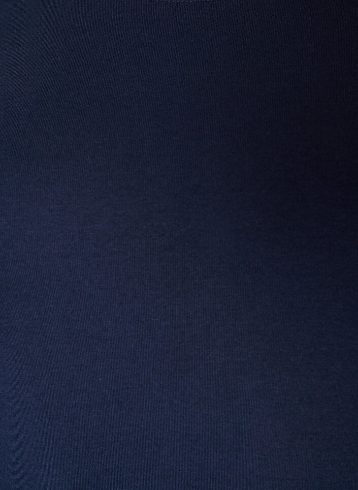 Long-sleeved basic T-shirt with a round neck, Blue, Packshot image number 2