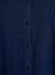 Cotton muslin blouse with embroidered details, Blue, Packshot image number 2