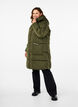 Puffer coat with hood, Green, Model image number 1