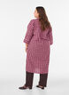 Long checked shirt with 3/4 sleeves, Pink, Model image number 1