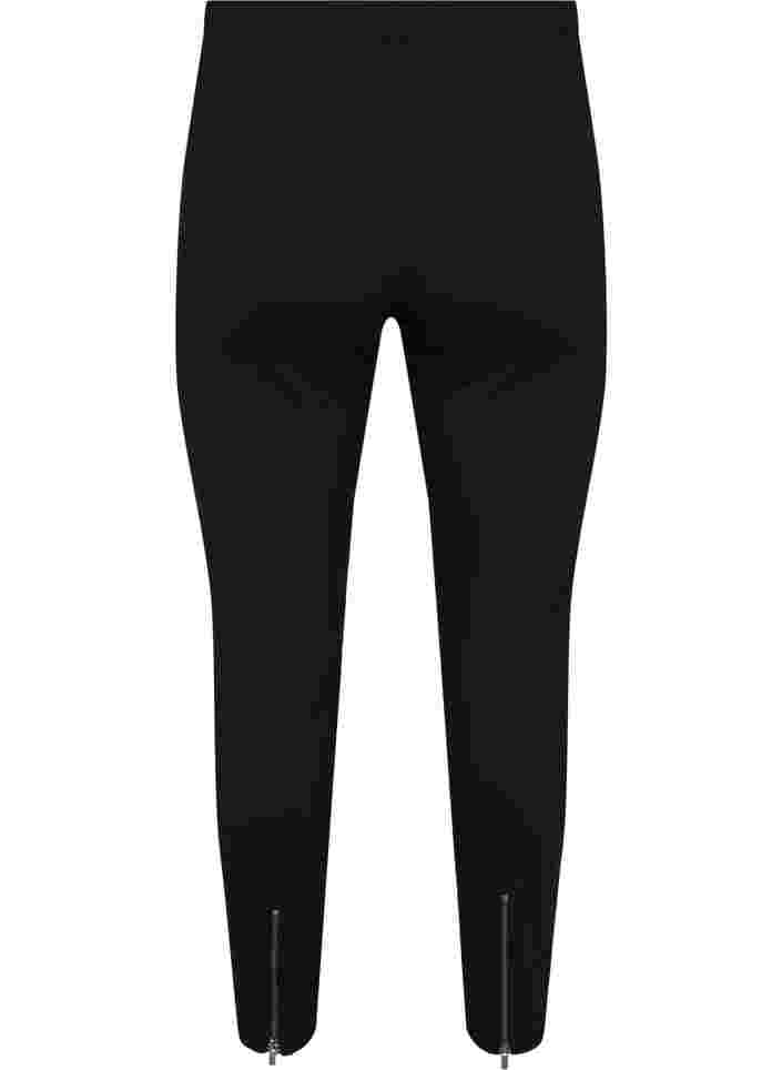 Leggings with zips, Black, Packshot image number 1