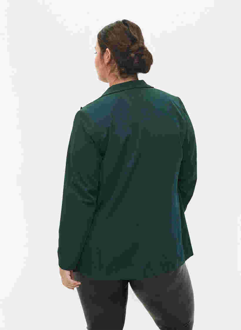 Classic blazer with pockets, Scarab, Model image number 1