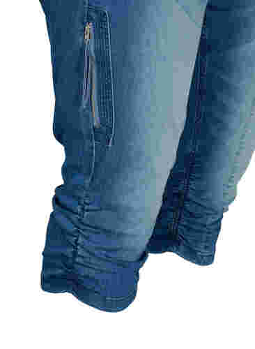 Slim fit capri jeans with pockets, Light blue denim, Packshot image number 3