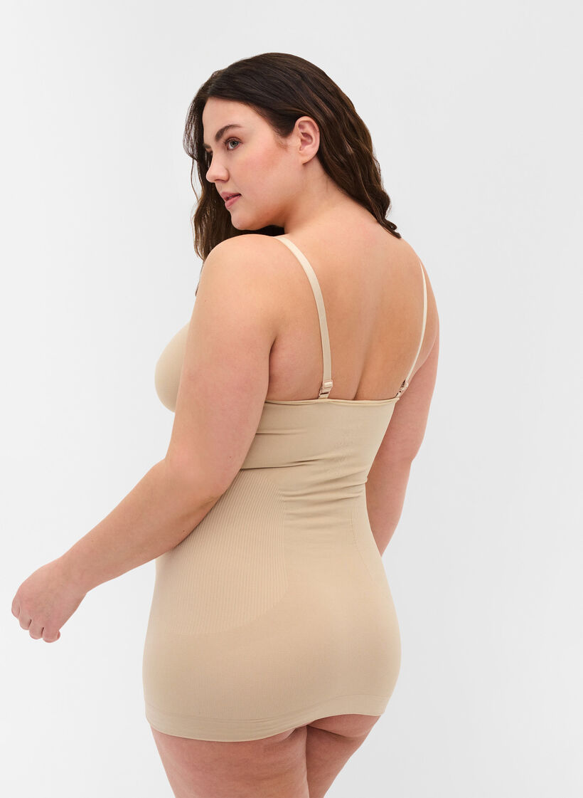 Shapewear strappy top, Beige, Model image number 1