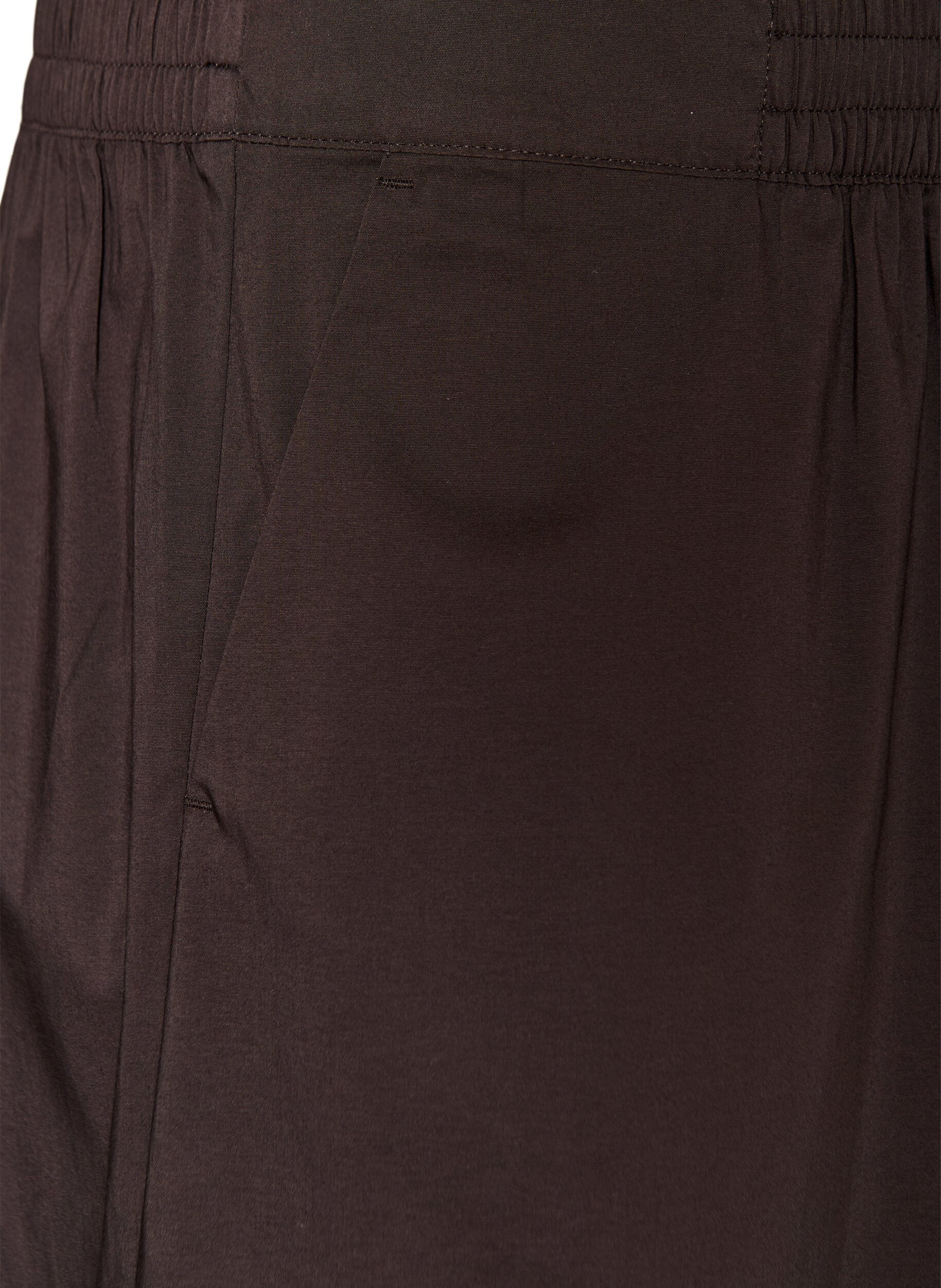 ZizzifashionBalloon trousers with pockets and an elasticated waistband, Brown, Packshot image number 2
