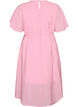 Ankle-length dress with flutter sleeves and tie-waist, Pink, Packshot image number 1