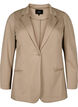 Simple blazer with button closure, Beige, Packshot image number 0