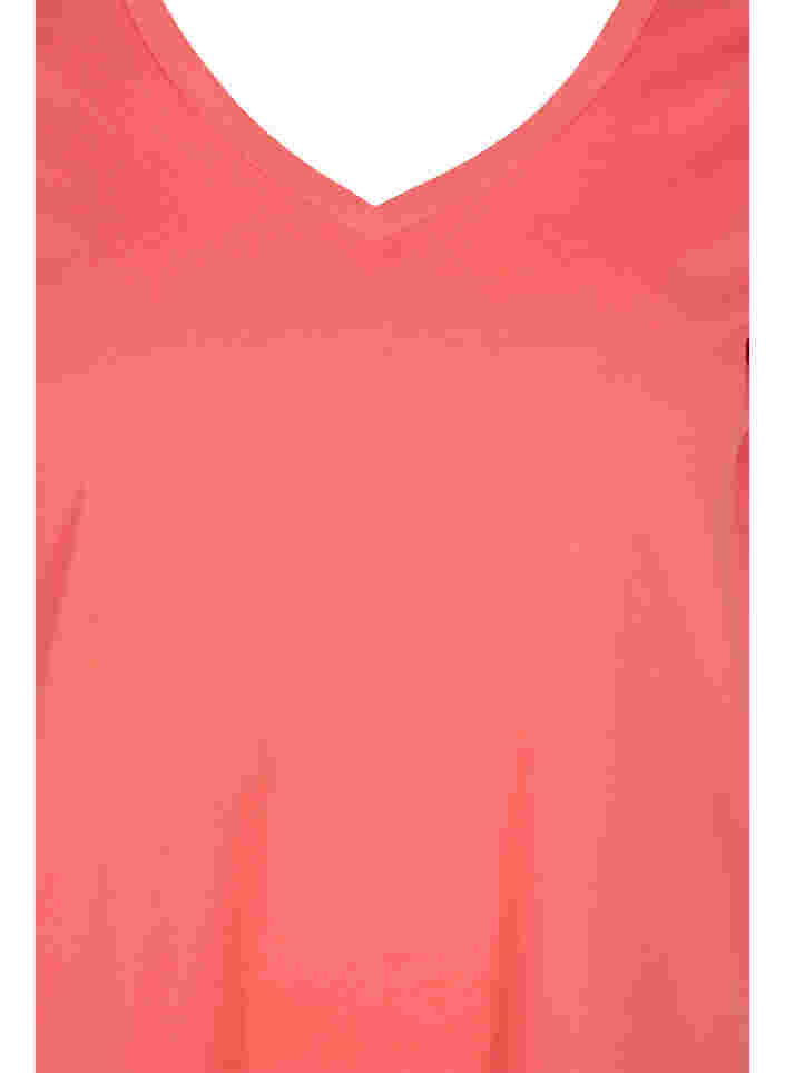 2-pack basic cotton t-shirt, Navy B/Dubarry, Packshot image number 3