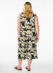 Culotte trousers with print, Black, Model image number 1